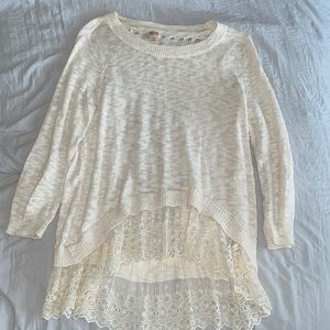 Off White Lace Blouse
